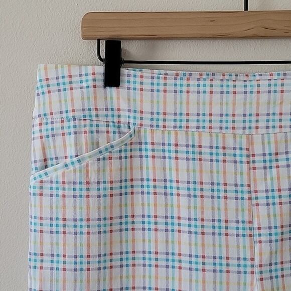 Chico's Perfect Stretch Josie Capri Pull-on Pants Size 14/Large - Picture 2 of 8